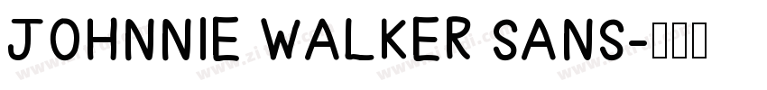 Johnnie Walker Sans字体转换